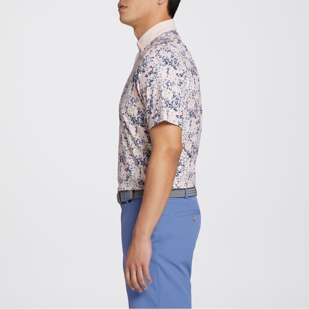 Walter Hagen Men's Performance 11 Garden Party Printed Short Sleeve Golf Polo - Picture 7 of 8